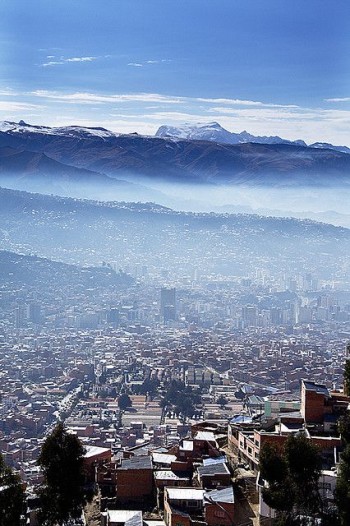 View over La Paz - Bolivia