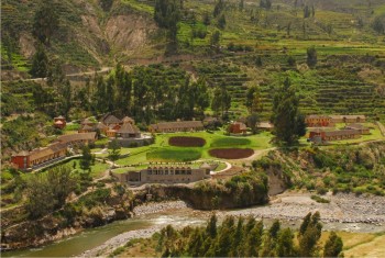 View over the Colca Lodge Hotel