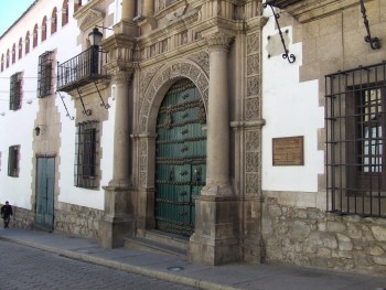 Facade: Casa de la Moneda - Potosi