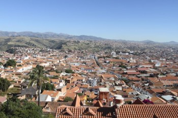 View over Sucre from the Recoleta