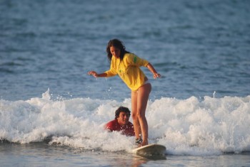 Surfing lessons